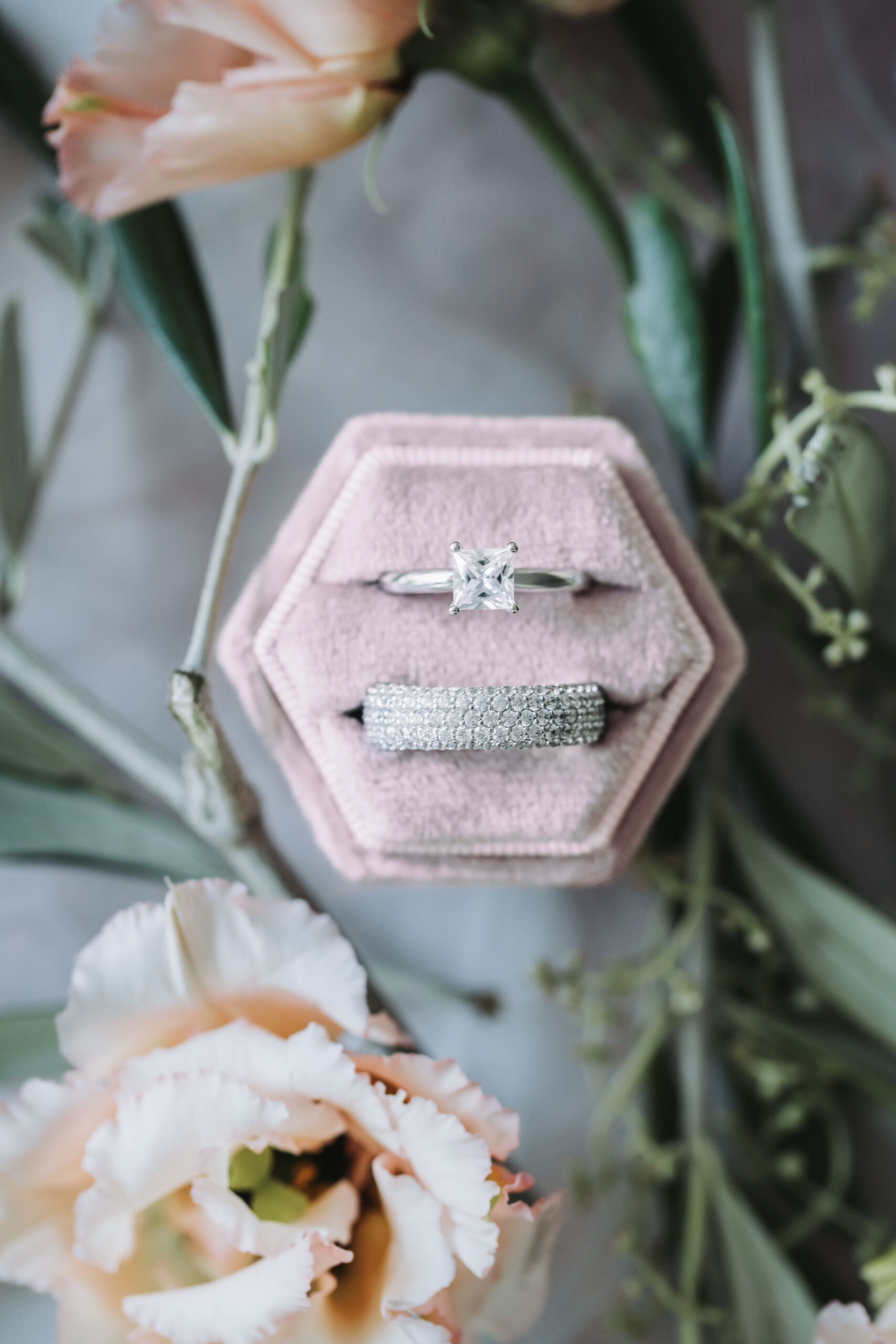 Verlobungsring mit Ehering Verlobungsring mit Ehering